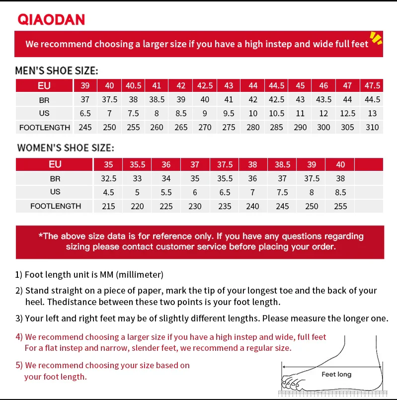 Qiaodan Feiying PB 6.0 - Damestørrelser